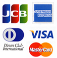 JCB/AMEX/VISA/Diners